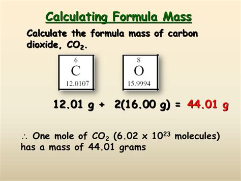 The molar mass of cs2 (carbon disulfide) is: The Mole - Presentation Chemistry
