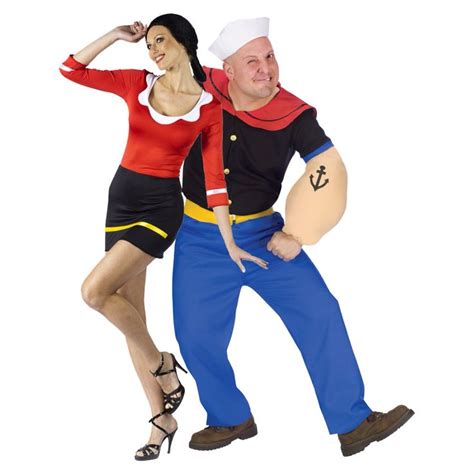 popeye and olive oil couples costumes popeye costume olive oyl costume