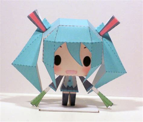 Chibi Papercraft Sakura Miku Prototipo Papercraft Por Einohpmys Diy