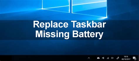 Fix A Missing Battery Icon On The Taskbar In Windows