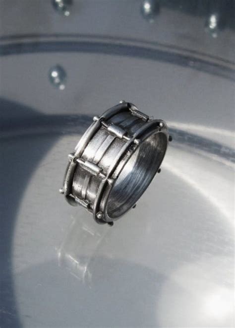 Snare Drum Ring By Leafloriajewellery On Etsy