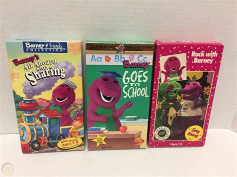 Lot Of 5 Barney And Friends Shows On Vhs Tapes Vguc 1874666196