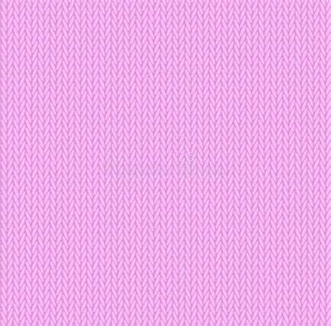Knit Texture Light Pink Color Vector Seamless Pattern Fabric Knitting