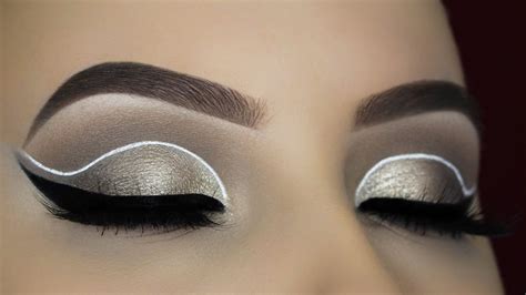 White Liner Cut Crease Tutorial Flawlessend