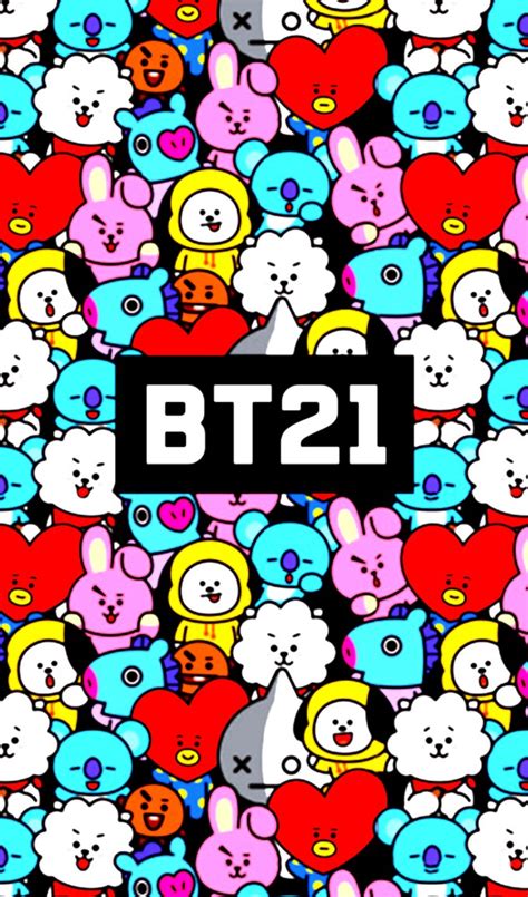 Image About Bts In Bt21 Wallpaperslockscreens By Her Name