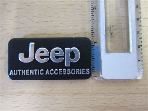 Jeep Authentic Accessories Emblem Sticker Decal Nameplate Mopar Oem Ebay