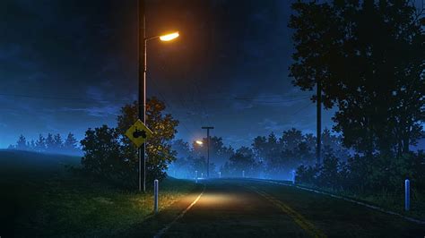 Beautiful 250 Street Night Background Anime For Phone And Desktop