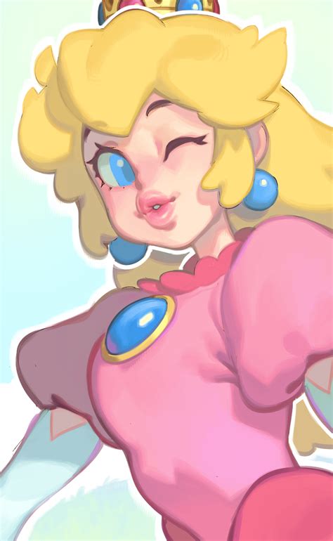 The Princess Peach From Mario Kart