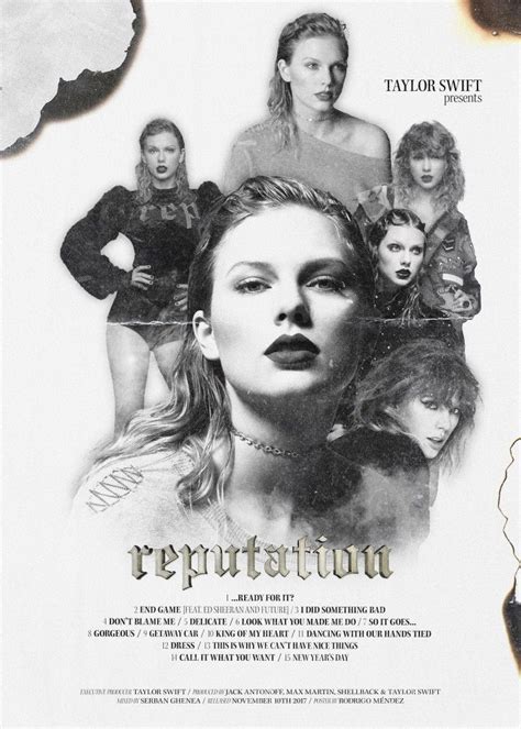 Reputation Póster Taylor Swift Taylor Swift Posters Taylor Swift
