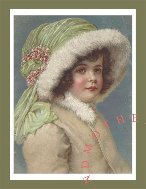 digital vintage victorian edwardian girl sweet printable 1911 rumford recipe book girl image