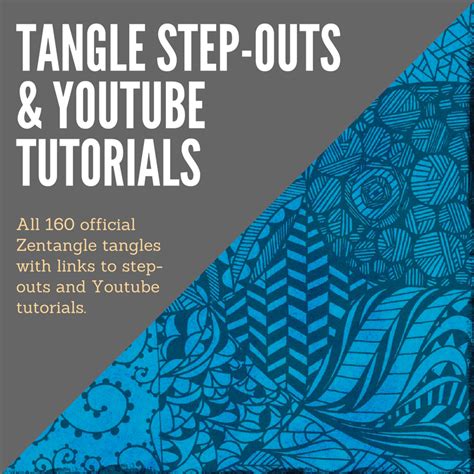 Zentangles can be abstract shapes or specific images like animals, flowers, etc. List of Official Zentangle Patterns with Step-Outs & Youtube Tutorials - Tangle List