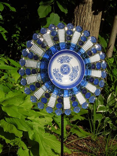 Outdoor Garden Decor And Yard Sun Catcher Made With Recycled Etsy