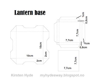 craft  garden tales paper lantern  template  tutorial