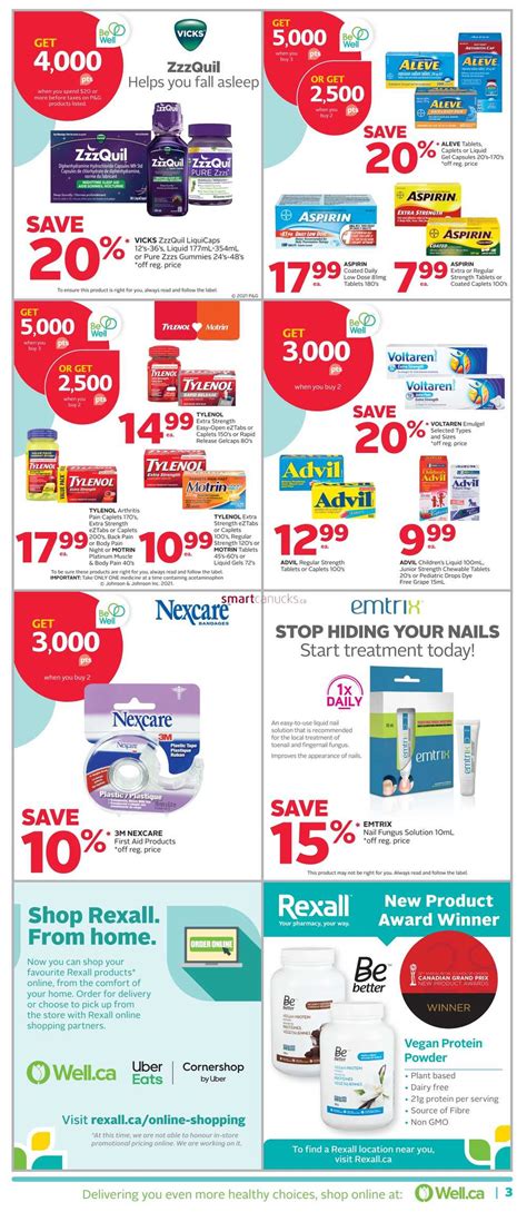 Rexall Ab Flyer July 23 To 29 Rexall Pharmaplus Flyer