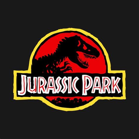 The Logo For An Amusement Park With A Dinosaur On Its Back And Words Juras