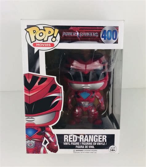 Funko Pop Movies 2016 Power Rangers 400 Red Ranger Vinyl Figure NIB