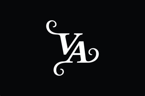 Monogram Va Logo V2 Graphic By Greenlines Studios · Creative Fabrica