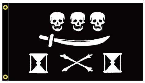 Jean Thomas Dulaien French Pirate 3x5 Flag Rough Tex 100d Jolly Rog