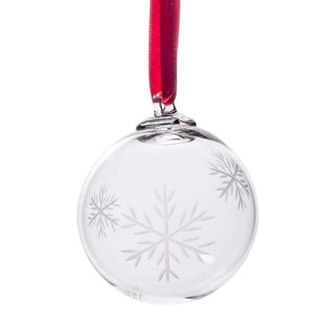 Snowflake Bauble The Irish Hand Made Glass Company