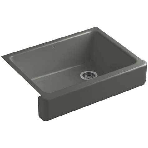 Create your perfect kitchen with the addition of a beautiful kitchen sink or tap. KOHLER Whitehaven Farmhouse Apron-Front Cast Iron 30 in ...