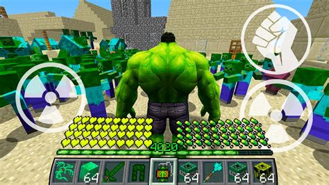 How Hulk Saved This Village In Minecraft 🤢 Real Hulk Mods Superheroes