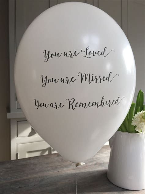 10 Funeral Remembrance Balloons For Release Memorial Wake Celebration