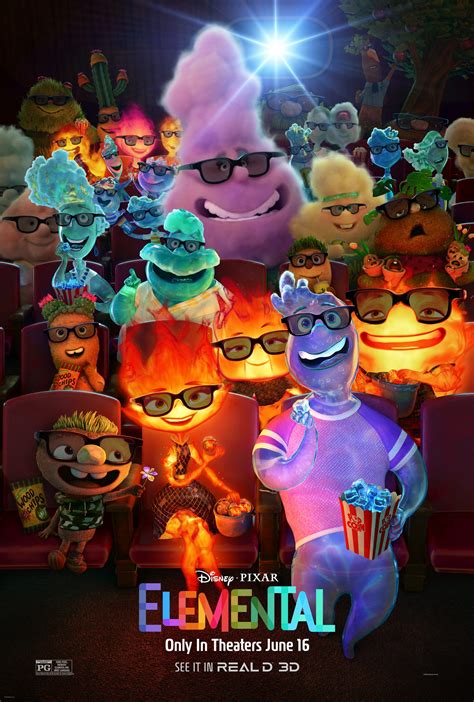 Elemental Movie Posters Pixar Post