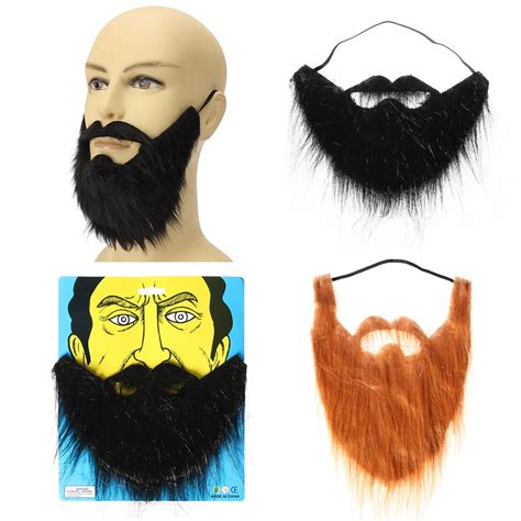 Fancy Dress Fake Beard Halloween Costume Party Facial Hair Moustache Wig Prom Props Funny