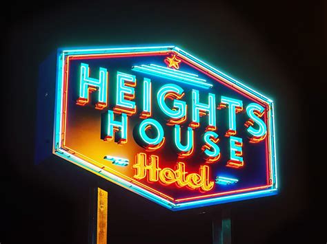 Signage Design Heights House Hotel Houston Tx By Jesse Ladret On Dribbble