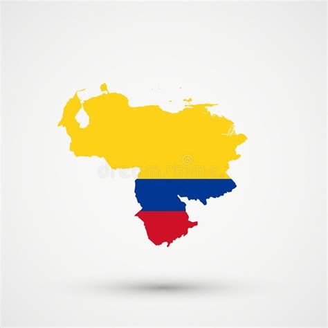 Contorno En Blanco Editable Del Mapa Del Vector De Colombia Divisiones