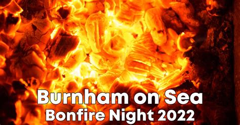 Burnham On Sea Bonfire Night 2022 Bonfire Night