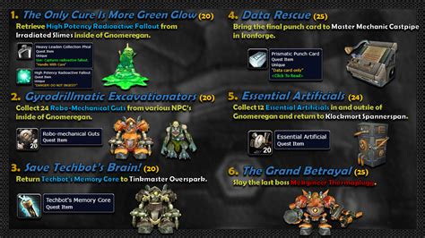 Classic Wow Gnomeregan Quests And Loot Guide Graysfordays