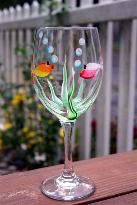 88 Glass Painting Ideas For Beginners Updated 2022 Bored Art Hand Painted Wine Glass