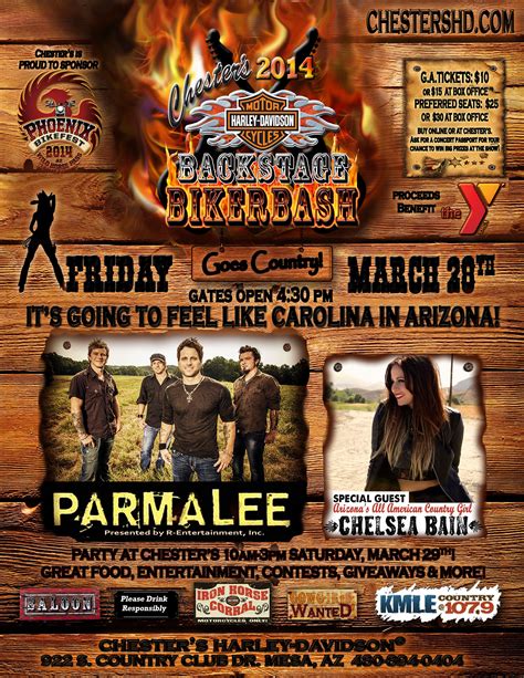 You Wont Want To Miss Chesters 2014 Backstage Biker Bash Its Going To Feel Like Carolina In