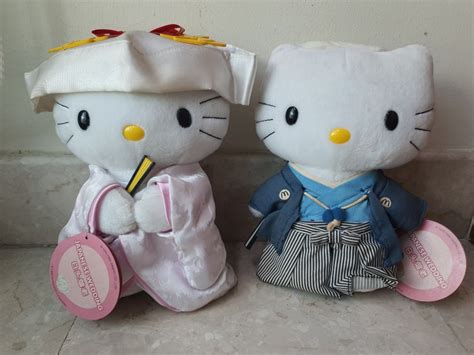 1999 Mcdonalds Hello Kitty And Dear Daniel Japanese Wedding Collectible Plushes Hobbies And Toys
