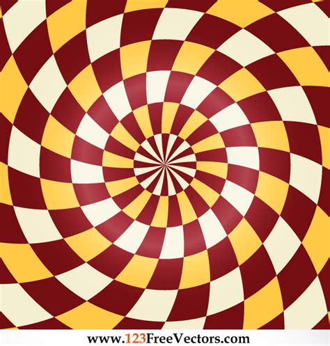 Abstract Spiral Optical Illusion Vector Free By 123freevectors On