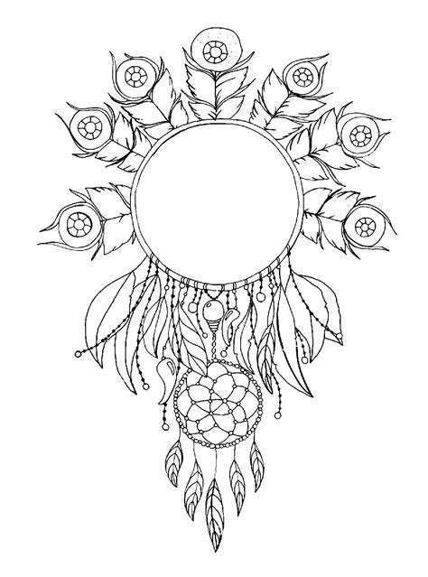 Coloring Pages For Adults Dreamcatchers