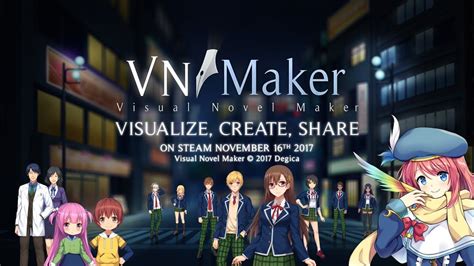 Visual Novel Maker Launch Trailer Youtube
