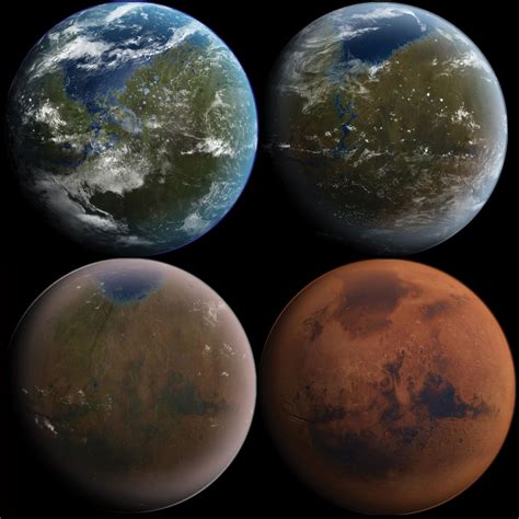 Another Blue Marble What Mars Looked Like When It Had Water