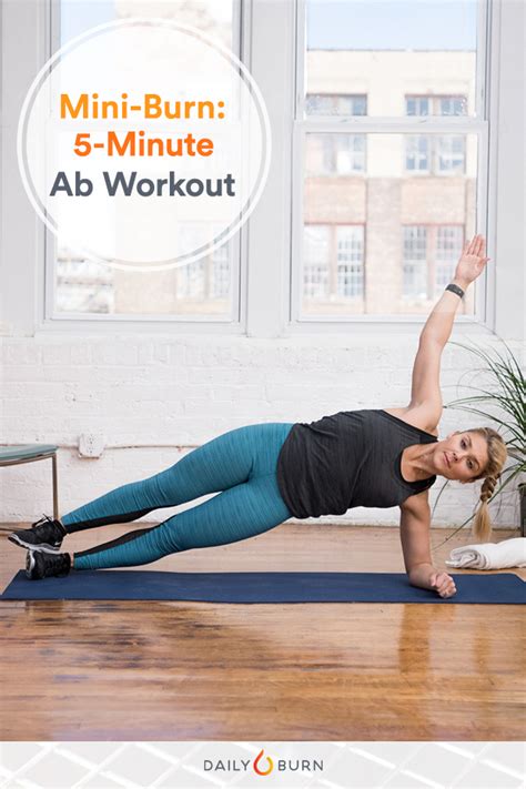 Mini Burn 5 Minute Ab Workout Life By Daily Burn