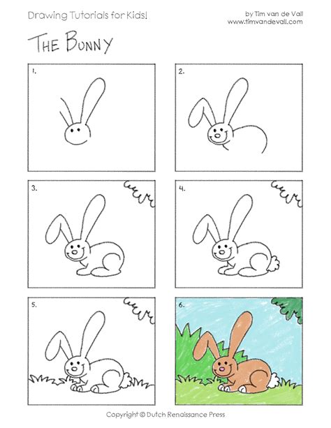 Easy Drawing Tutorials For Kids Printable Drawing Lessons