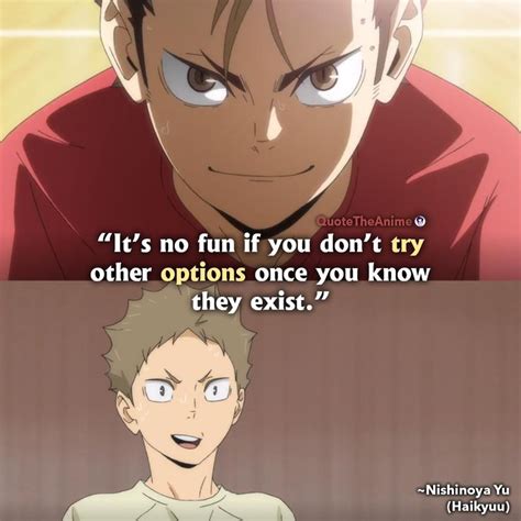 And their rivals and supporters. 35+ Powerful Haikyuu Quotes that Inspire (Images + Wallpaper) in 2020 | Anime quotes ...