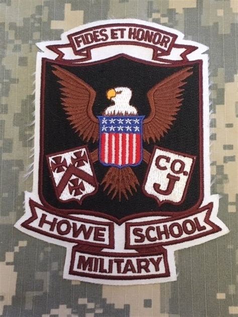 Howe Military School Patch Jacket Patch Etsy
