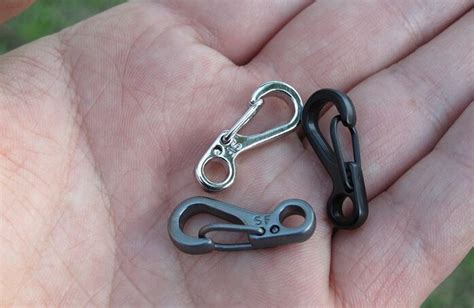 Mini Sf Spring Backpack Clasps Climbing Carabiners Edc Keychain Camping