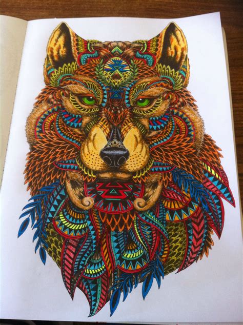 Wolf From Art Therapy Menagerie And More Faber Castels Gel Pens And