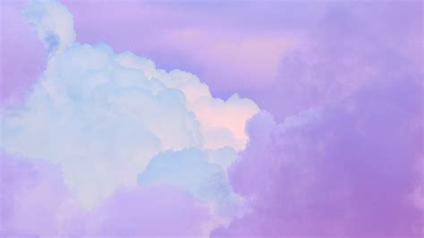Wallpaper Bj18 Cloud Sky Purple
