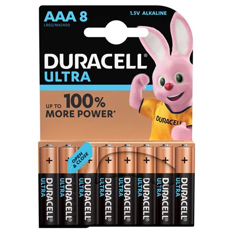 Duracell Ultra Power Aaa Batteries 8 Pack