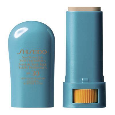 Les spf, sunburn protection factor. Fond de Teint Stick Solaire Protecteur SPF30 - Shiseido - Elle