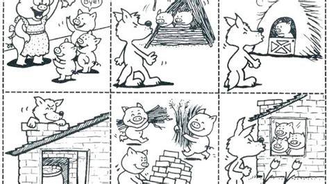Free printable the three little pigs coloring pages for kids. Pin on 3lp