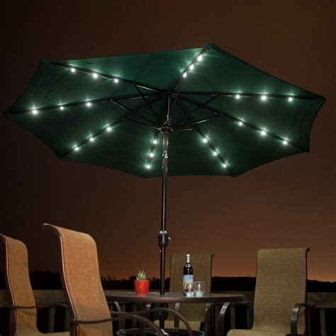 Led outdoor natural iron ceiling fan with remote control. Solar Powered Patio Umbrella